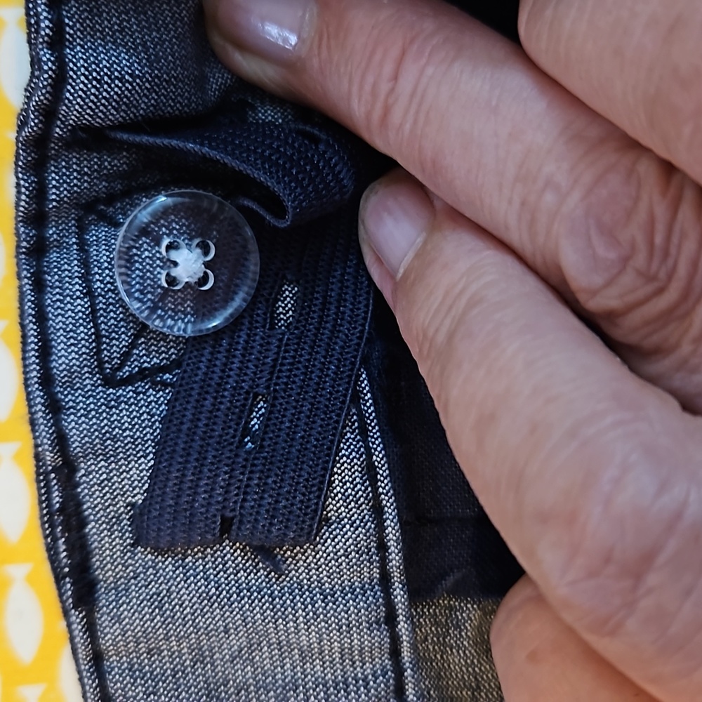Boys adjustable waist 8-9 yrs dark grey / black fine corduroy trousers see pics - Picture 5 of 12